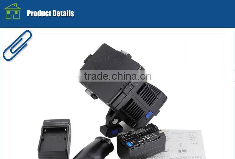 36W 6000K 12 big led bulbs LED camcorder light with battery and remote control