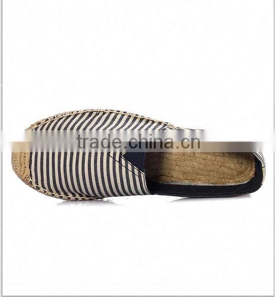 Girls fashion strip canvas shoes