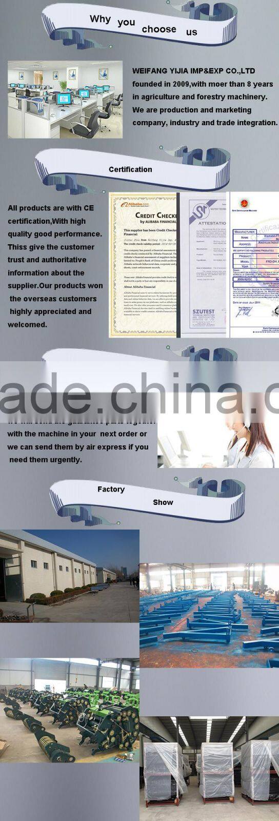 Hot sale good quality side tipping semi trailer with CE