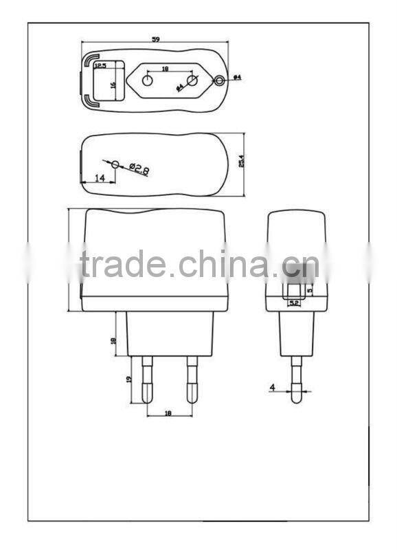5v 1a adapter usb to scart