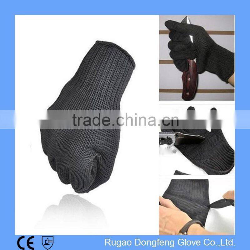 EN388 Stainless Steel Wire Mesh Cut Resistant Mechanic Gloves Level 5 Protection