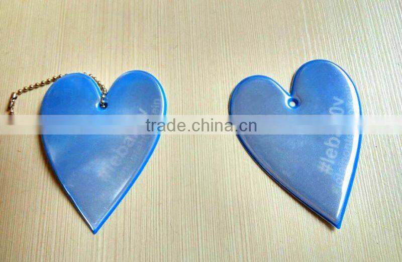 reflective soft PVC keychain