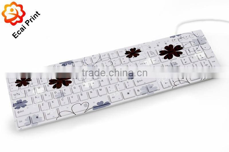 Good looking wholesale customize printed keyboard and mouse