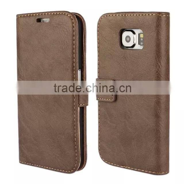 2016 High-quality Retro Filp case for samsung s6