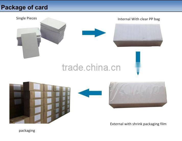 ISO1444A 13.56MHZ NTAG213 NFC Inkjet PVC card for Epson T60 Printer