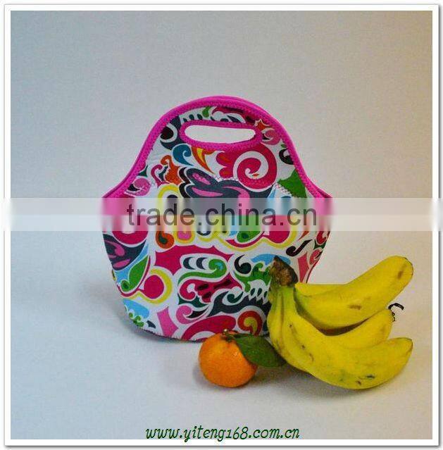 Insulated neoprene children lunch bag