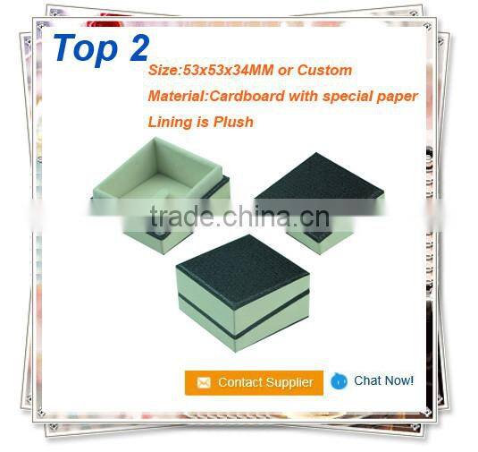015 China Supplier Custom Cardboard Paper Jewelry Cheap Ring Box