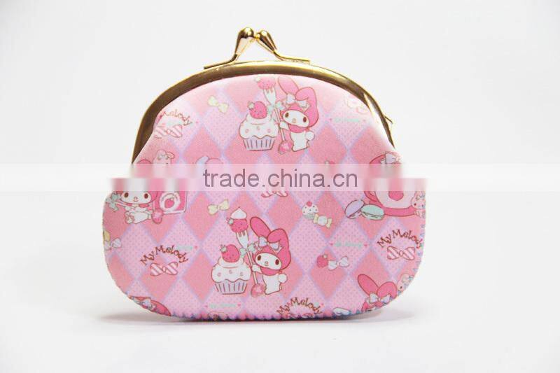 Neoprene fashion design SBR neoprene coin bag wallet case