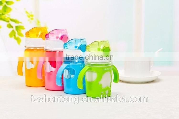 Kids straw portable plastic drinking water bottle YB-0103,YB-0105