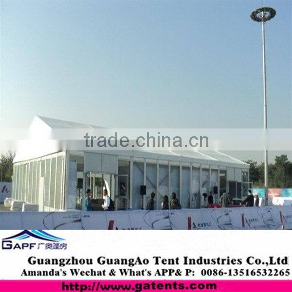 Guangzhou factory customized frame tent glass