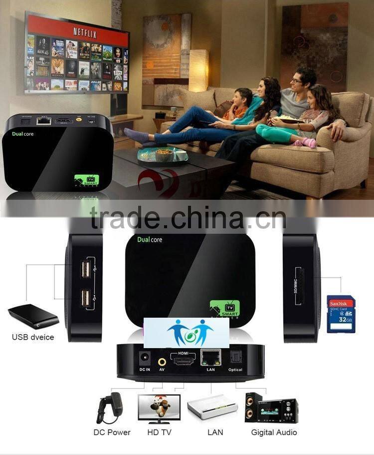 Rockchips 3229 Quad-Core 1.8GHz 1GB RAM 8GB ROM 1080P Media Player Android IPTV Fire TV Box+Air Mouse Keyboard Rc12