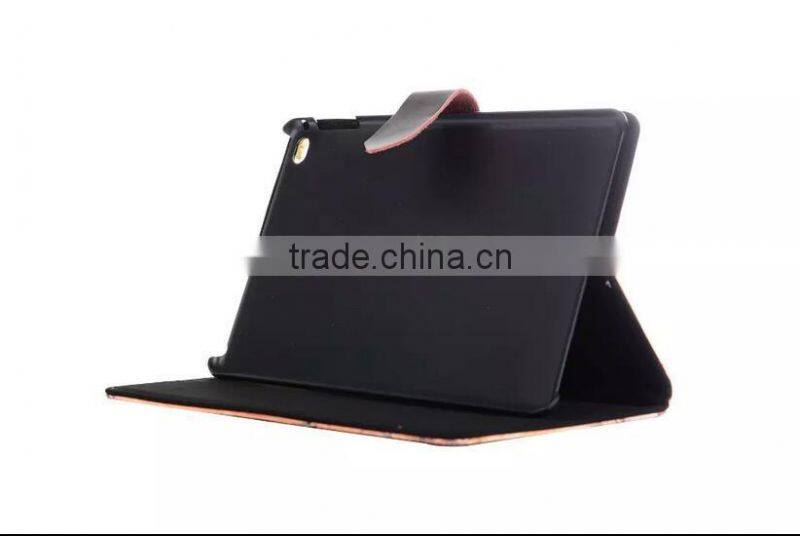 Retro Colorful Painting Flip Standing Pu Leather Case For iPad Pro With Sleeping Function