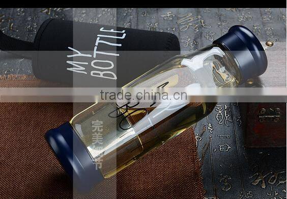 high borosilicate glass bottles for tea