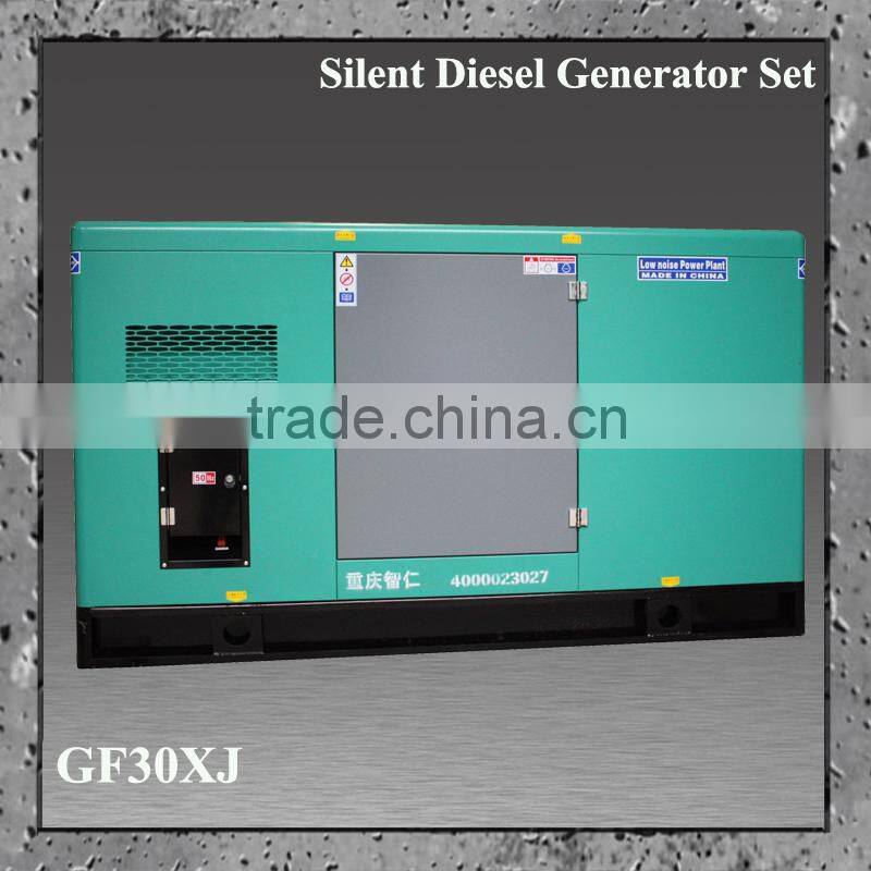 50Hz AC three phase 230V/400V 12kw diesel silent generator for home use