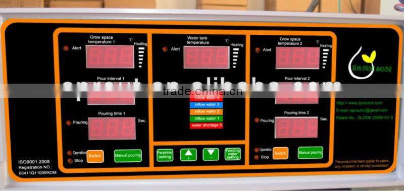 Hydroponics Animal Fodder Machine is full automatic wheat, barley, alfalfa