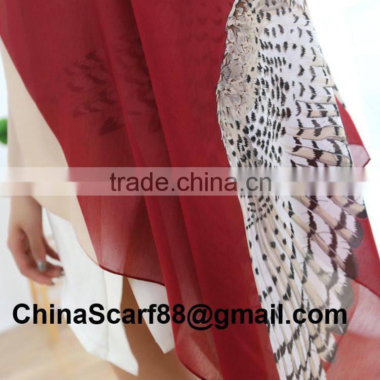 Wholesale owl print scarf