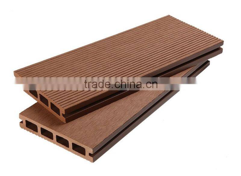 Cheap price less warping plastic wood plank flooring