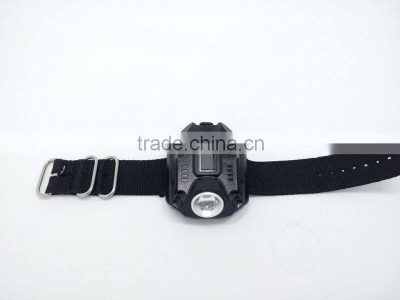 Q5 LED lamp of wrist watches lamp outdoor built-in rechargeable battery night running strong light flashlight