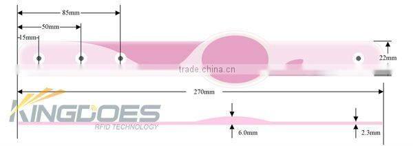 KD-WB01 RFID PVC Wrist Band