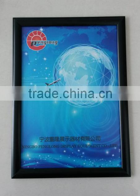 60*90poster frames,80*120 Black poster frames 25mm,snap frame board black