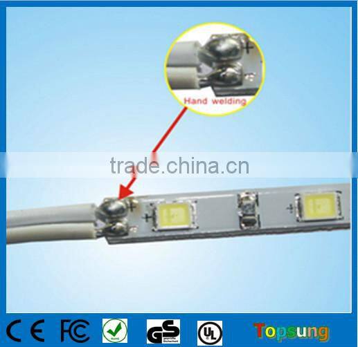 Low voltage 3014 high intensity IP65 waterproof flexible black pcb smd led strip