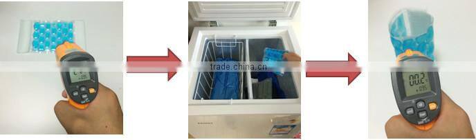 Gel wrap bottle cooler ; neoprene or nylon wine bottle cooler