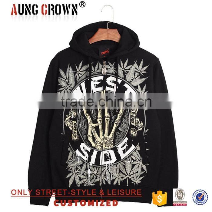 Personalised Design Customized Low MOQ Fleece Hooded Zip Up Hoodies Mens