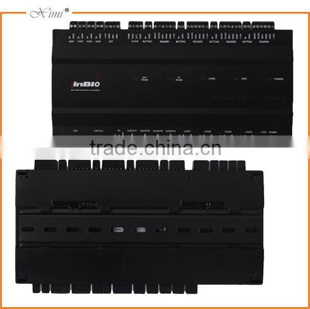 Inbio460 package A access controller with power supply metal box fingerprint access control board for 4 doors control system