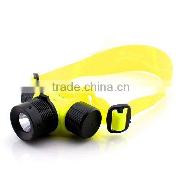 POPPAS FT50 IPX8 Waterproof Submersible Diving Lamp Headlamp For Underwater Lightin