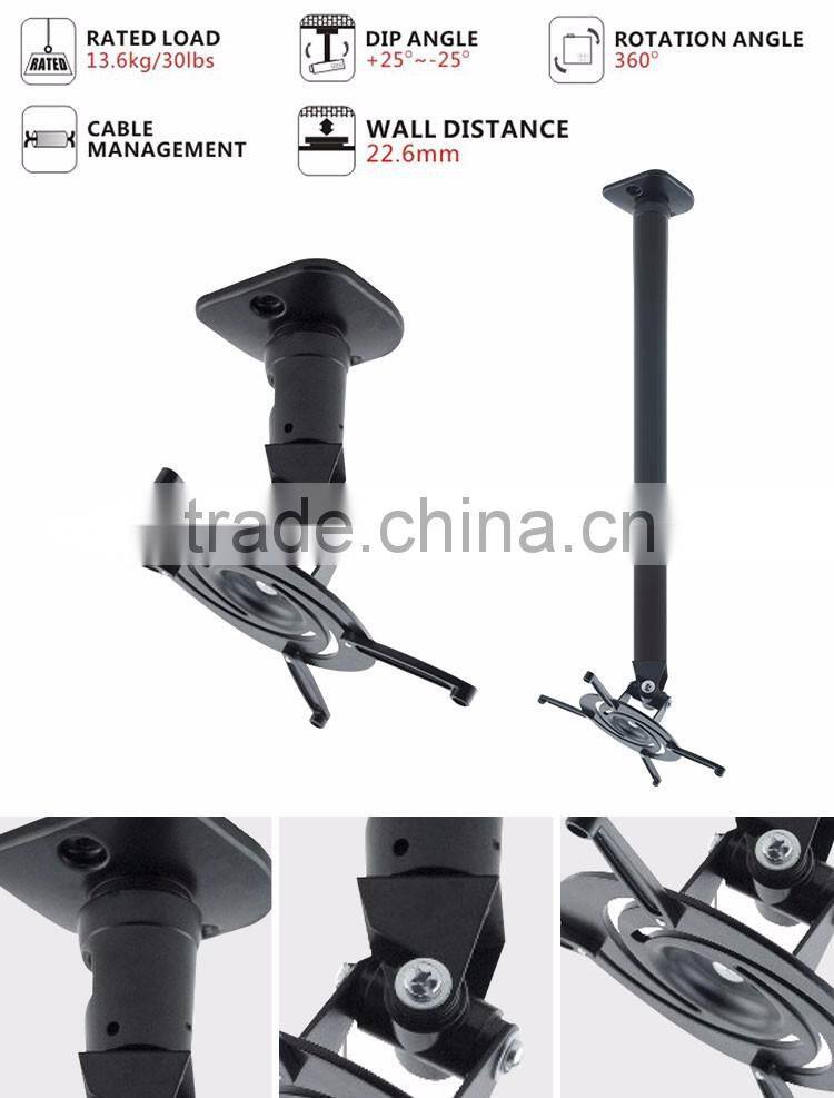 Angled Reversible 360 Rotating Vesa Motorized Electric Projector Bracket