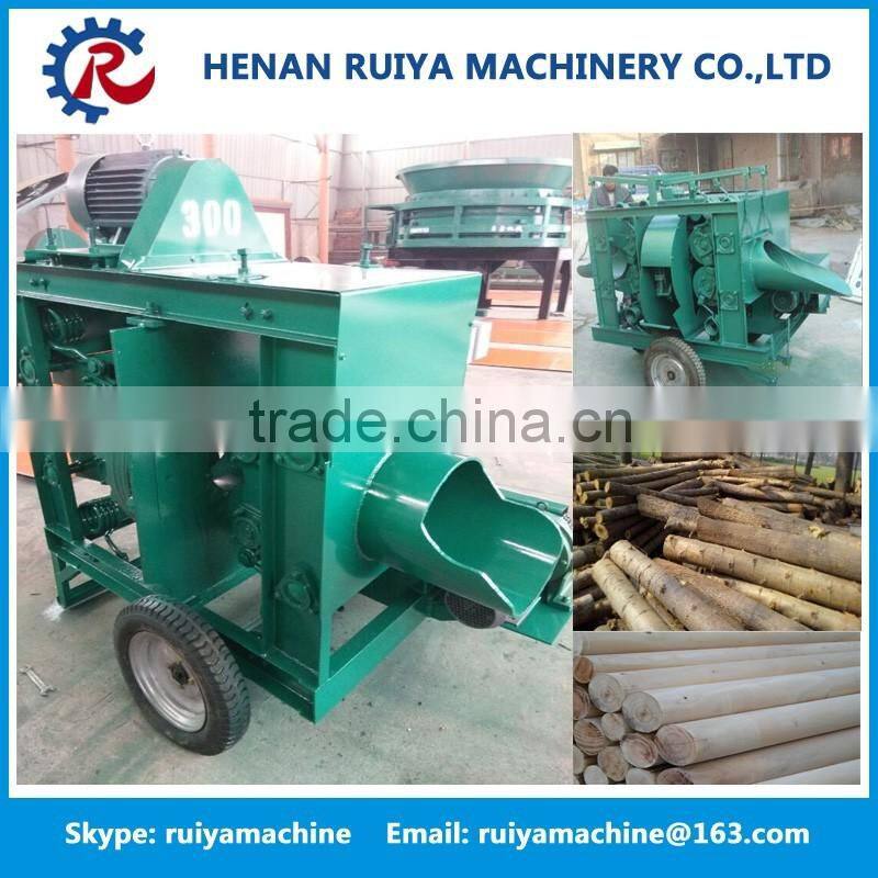 Vertical type wood debarker machine/timber peeling machine