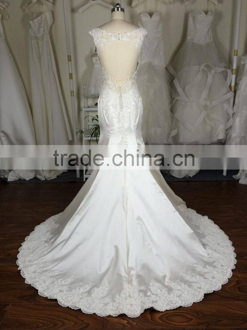 (MY20151223A) MARRY YOU A Line Open Back Alibaba Wedding Dress 2016