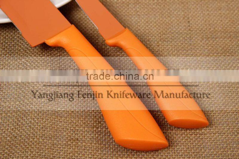 Item For Promotion/Plastic Handle Knife Block Set