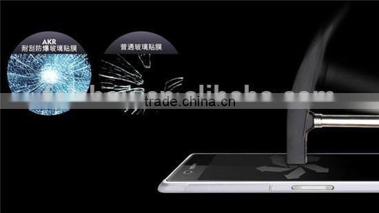 0.30mm Hardness 2.5D Curved edge Tempered glass screen protector for Sony xperia z2 oem/odm (Glass Shield)