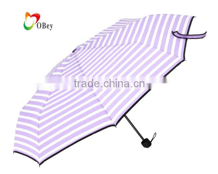 Multi Stripe Mini Umbrella