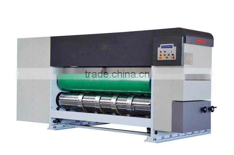 Automatic printing machine/Cangzhou carton printing machine/ printing machine with slotting die-cutting and auto-stacker