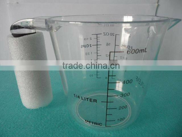 600ML transparent plastic Digital measuring cup scale