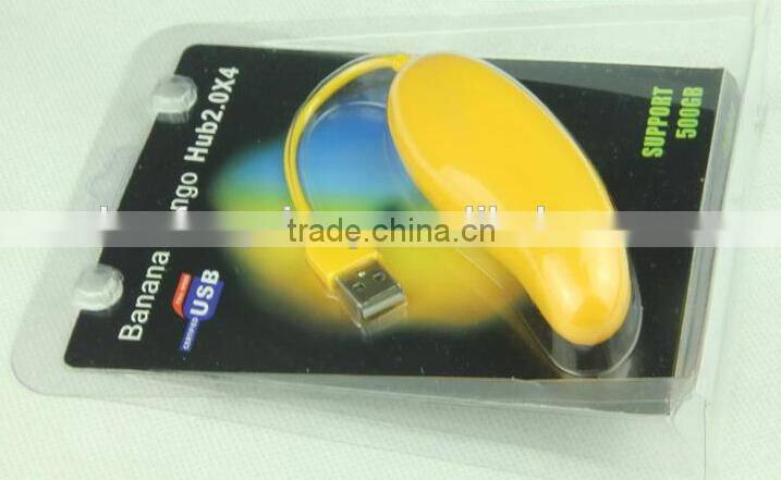 wholesale lovely fruits 4 port usb hub with mango shape