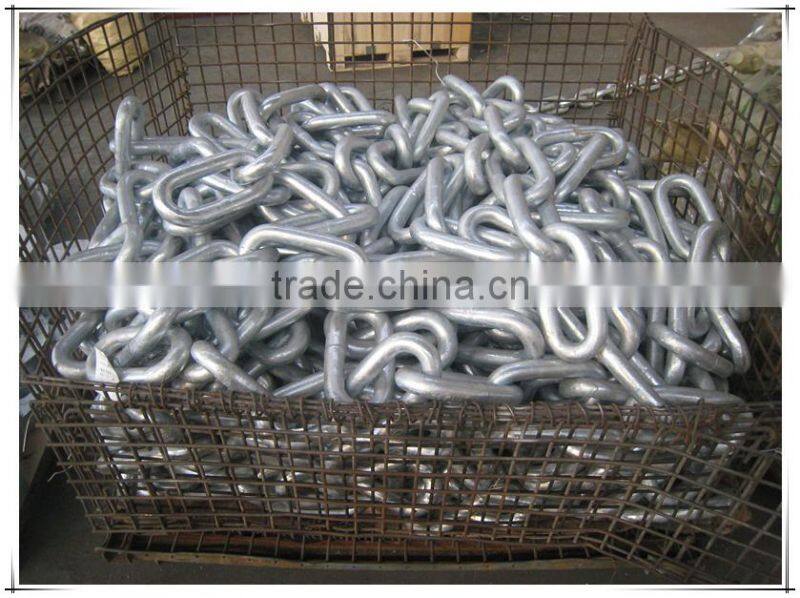 short steel link chain/medium link chain/long link chain