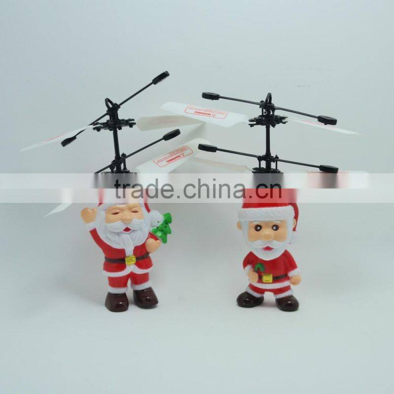 Infrared Induction Flying Santa Toy With LED HY-838U Flying Toys Flying Santa Induction Toys Flying Santa Claus Toy