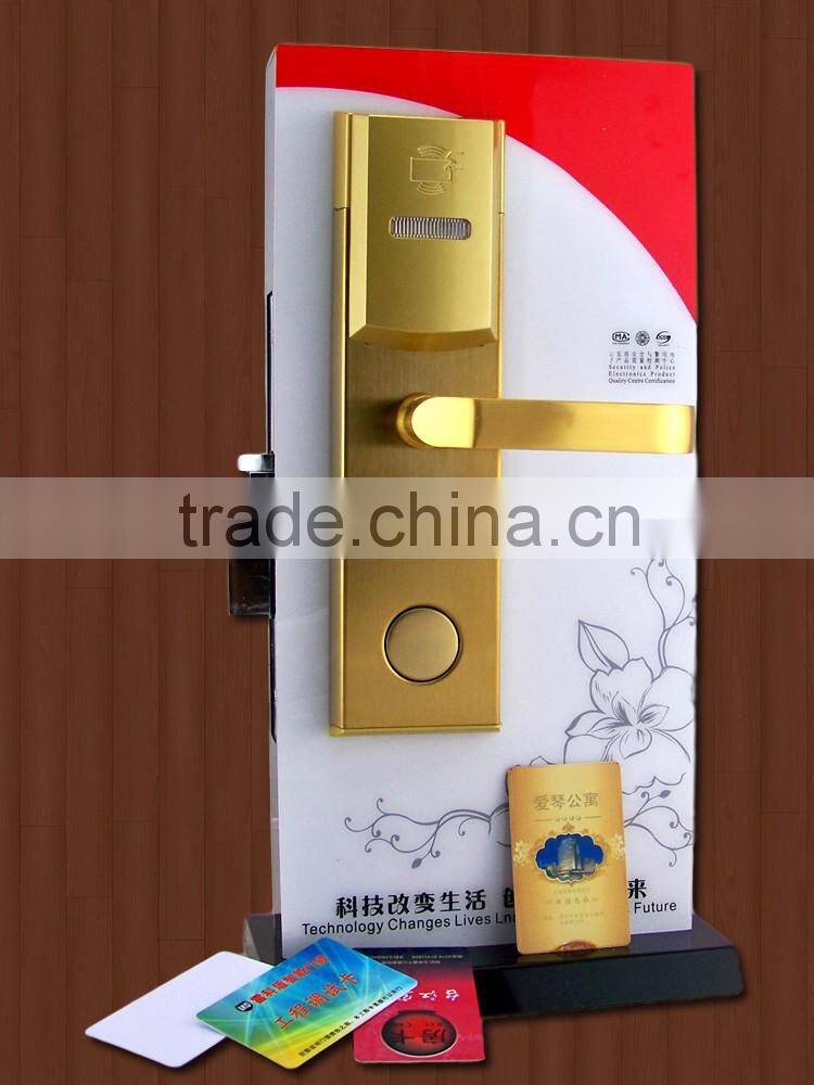 20% save 304 Stainless Steel rfid card security handle safe electronic digital hotel keyless smart lock