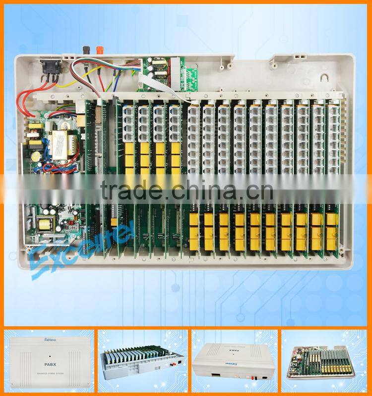 Excelltel /Big capacity PABX System /CP1696-1680 16 CO lines 80 extensions/Billing software management