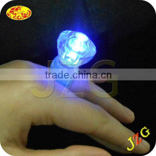 13years factory supply finger ring flashing led light party decor cheap promotional gift plastic led light finger ring