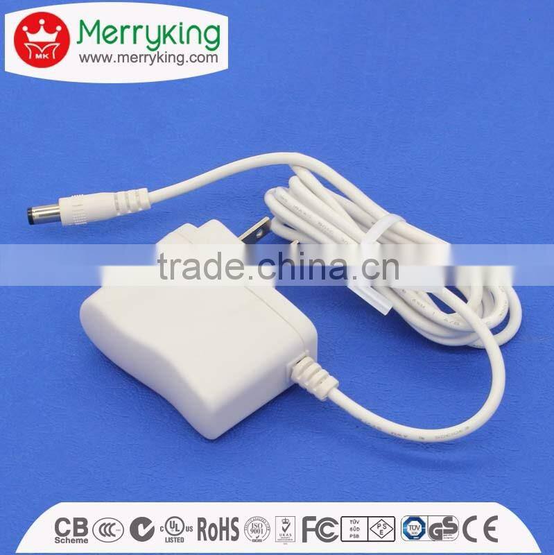 blister packing 12v 0.7a 0.6a 0.5a ac power supply with various specifications
