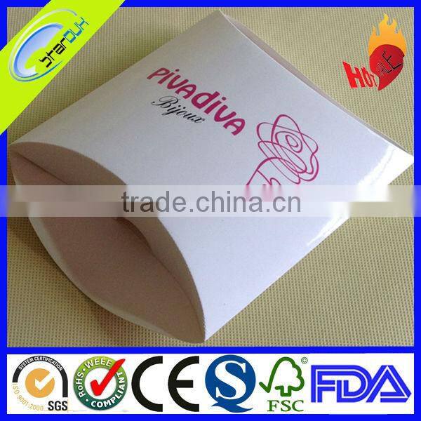 white color wedding favor mini pillow box