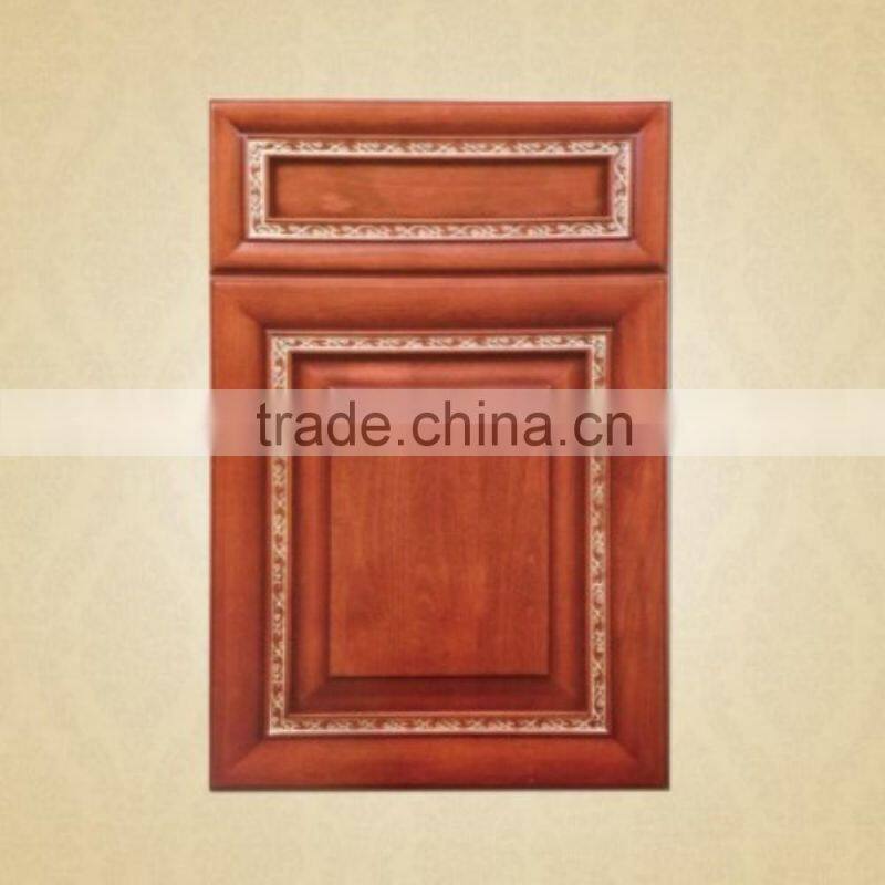Solid Oak Wood Glazed Kitchen Cabinets Door