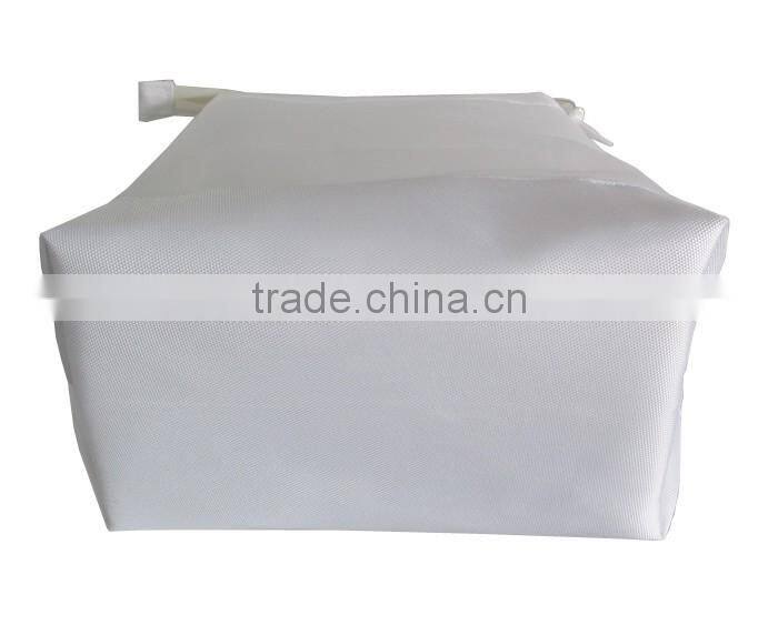 2016 NEW arrival cheap price wholesale nylon mesh vanity bag for promotion,white nylon mesh for main body