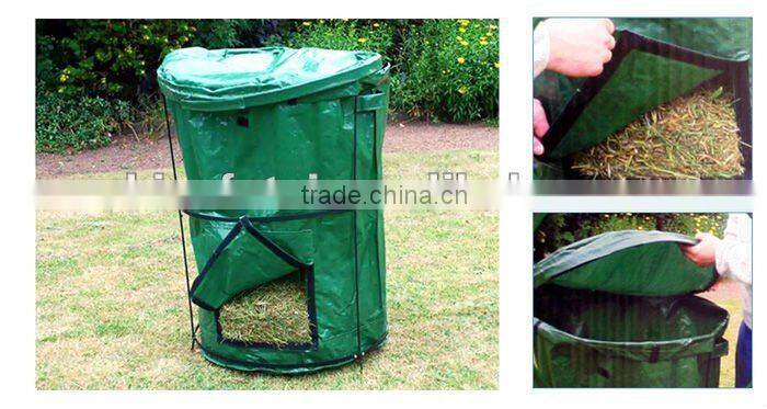pe green Garden leaf compost bag
