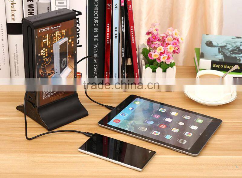 New Style menu power bank 20800mAh USB External Backup Battery Charger PowerBank for all phone