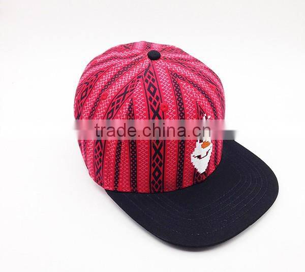 Cool Plain Custom Embroidery Customize High Quality 5 Panel Acrylic Snapback Caps